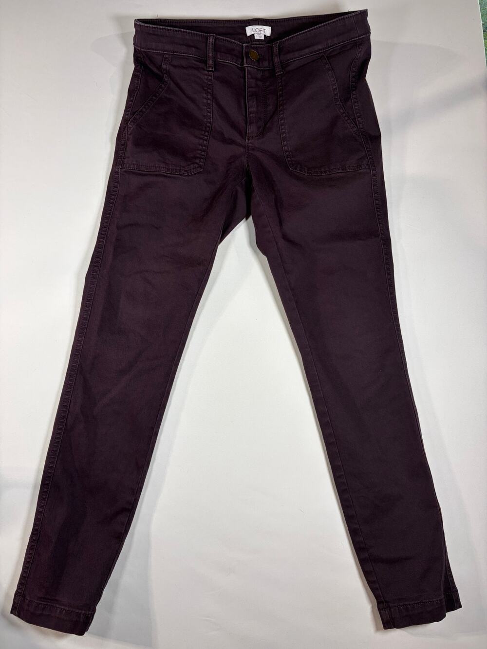 Ann Taylor Loft Marisa Slacks EUC Purple
